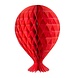 Honeycomb Ballon Rood 37cm Honeycomb Ballon Rood 37cm