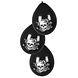 Halloween Ballonnen Day Of The Dead 25cm 6st Halloween Ballonnen Day Of The Dead 25cm 6st