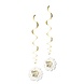Happy New Year Hangdecoratie 85cm 2st Happy New Year Hangdecoratie 85cm 2st