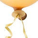 Ballon Snelsluiters Goud met Lint 100st Ballon Snelsluiters Goud met Lint 100st