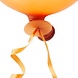 Ballon Snelsluiters Oranje met Lint 100st Ballon Snelsluiters Oranje met Lint 100st