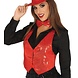 Glitter Gilet Rood Dames Glitter Gilet Rood Dames