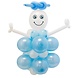 Geboorte Ballonnenpilaar Set Jongen 95cm Geboorte Ballonnenpilaar Set Jongen 95cm