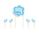 Geboorte Taarttopper Set Jongen 5 delig Geboorte Taarttopper Set Jongen 5 delig