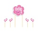 Geboorte Taarttopper Set Meisje 5 delig Geboorte Taarttopper Set Meisje 5 delig