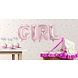 Geboorte Ballonnen Letter Set Girl 36cm Geboorte Ballonnen Letter Set Girl 36cm