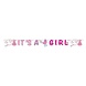 Geboorte Letterslinger Meisje It's A Girl 170cm Geboorte Letterslinger Meisje It's A Girl 170cm