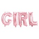 Geboorte Ballonnen Letter Set Girl 36cm Geboorte Ballonnen Letter Set Girl 36cm