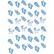 Geboorte Hangdecoratie Jongen 2,1m 6st Geboorte Hangdecoratie Jongen 2,1m 6st