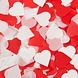Confetti Kanon Hart Rood Wit 28cm Confetti Kanon Hart Rood Wit 28cm