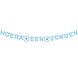 Geboorte Letterslinger Hoera Een Jongen 1,85m Geboorte Letterslinger Hoera Een Jongen 1,85m