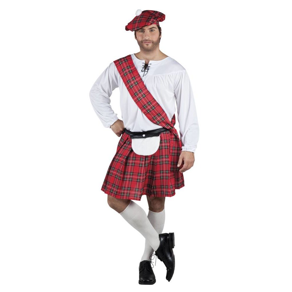 Шотландец в национальной одежде