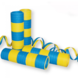 Geel Blauw Serpentine 4m 20 ringen Geel Blauw Serpentine 4m 20 ringen
