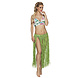 Hawaii Rok Lichtgroen Stro 80cm Hawaii Rok Lichtgroen Stro 80cm