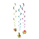 Hawaii Hangdecoratie 60cm 3st Hawaii Hangdecoratie 60cm 3st