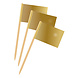 Gouden Prikkers 7cm 50st Gouden Prikkers 7cm 50st