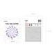 Helium Ballon Lila Swirl 45cm leeg Helium Ballon Lila Swirl 45cm leeg