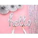 Folie Ballon Hello Holografisch 72cm Folie Ballon Hello Holografisch 72cm