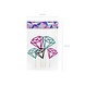 Cupcake Toppers Diamant 25,5cm 5st Cupcake Toppers Diamant 25,5cm 5st