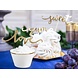 Cupcake Toppers Goud Sweet Love Yum 13cm 6st Cupcake Toppers Goud Sweet Love Yum 13cm 6st