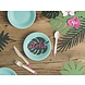 Hawaii Tafeldecoratie Palmblad 14,5cm 6st Hawaii Tafeldecoratie Palmblad 14,5cm 6st
