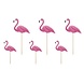 Flamingo Prikkers 23,5cm 6st Flamingo Prikkers 23,5cm 6st