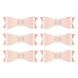 Decoratie Strikken Lichtroze 9,5cm 6st Decoratie Strikken Lichtroze 9,5cm 6st