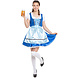 Dirndl Jurk Oktoberfest Blauw Dirndl Jurk Oktoberfest Blauw