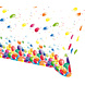 Verjaardagstafelkleed Wit Ballon 1,8m Verjaardagstafelkleed Wit Ballon 1,8m