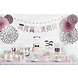 Geschenkdoosjes Roze Sweets 6cm 6st Geschenkdoosjes Roze Sweets 6cm 6st