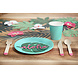 Hawaii Tafeldecoratie Palmblad 14,5cm 6st Hawaii Tafeldecoratie Palmblad 14,5cm 6st