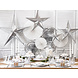 Hangdecoratie Ster Zilver 45cm Hangdecoratie Ster Zilver 45cm