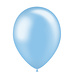 Lichtblauwe Ballonnen Metallic 25cm 10st Lichtblauwe Ballonnen Metallic 25cm 10st