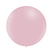 Lichtroze Reuze Ballon Pastel 60cm Lichtroze Reuze Ballon Pastel 60cm