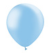 Lichtblauwe Ballonnen Metallic 30cm 10st Lichtblauwe Ballonnen Metallic 30cm 10st