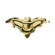 Halloween Borden Vleermuis Goud 37,5cm 6st Halloween Borden Vleermuis Goud 37,5cm 6st