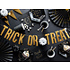 Halloween Papieren Waaiers Set 32-40cm 2 delig Halloween Papieren Waaiers Set 32-40cm 2 delig