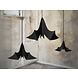 Halloween Hangdecoratie Vleermuis Set 31-47cm 3 delig Halloween Hangdecoratie Vleermuis Set 31-47cm 3 delig