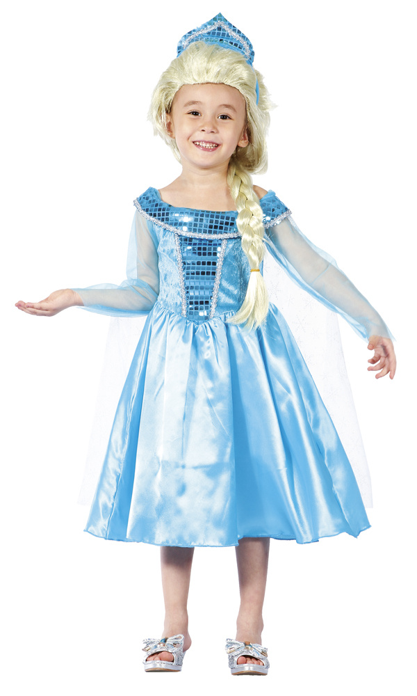 Prinsessenjurk Kind Elsa jaar -