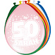50 Jaar Ballonnen Sarah 30cm 8st 50 Jaar Ballonnen Sarah 30cm 8st