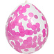 Confetti Ballonnen Roze 30cm 4st Confetti Ballonnen Roze 30cm 4st