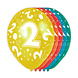 Ballonnen 2 Jaar Versiering 30cm 5st Ballonnen 2 Jaar Versiering 30cm 5st