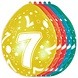 Ballonnen 7 Jaar Versiering 30cm 5st Ballonnen 7 Jaar Versiering 30cm 5st