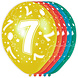 Ballonnen 7 Jaar Versiering 30cm 5st Ballonnen 7 Jaar Versiering 30cm 5st