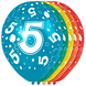 Ballonnen 5 Jaar Versiering 30cm 5st Ballonnen 5 Jaar Versiering 30cm 5st