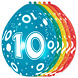 Ballonnen 10 Jaar Versiering 30cm 5st Ballonnen 10 Jaar Versiering 30cm 5st