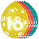 Ballonnen 18 Jaar Versiering 30cm 5st Ballonnen 18 Jaar Versiering 30cm 5st