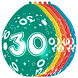 Ballonnen 30 Jaar Versiering 30cm 5st Ballonnen 30 Jaar Versiering 30cm 5st