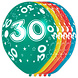 Ballonnen 30 Jaar Versiering 30cm 5st Ballonnen 30 Jaar Versiering 30cm 5st