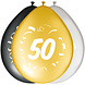 Ballonnen 50 Jaar Versiering 30cm 8st Ballonnen 50 Jaar Versiering 30cm 8st